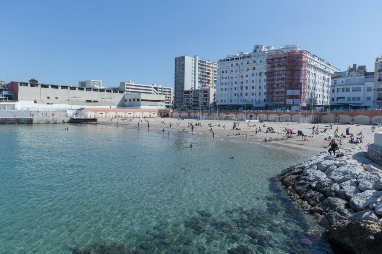Stud Terras Ville Corniche 2 Pers Stat Gratuit Rue Modif Suivt Possib Et Accord Exclusif Marseilles Exterior foto