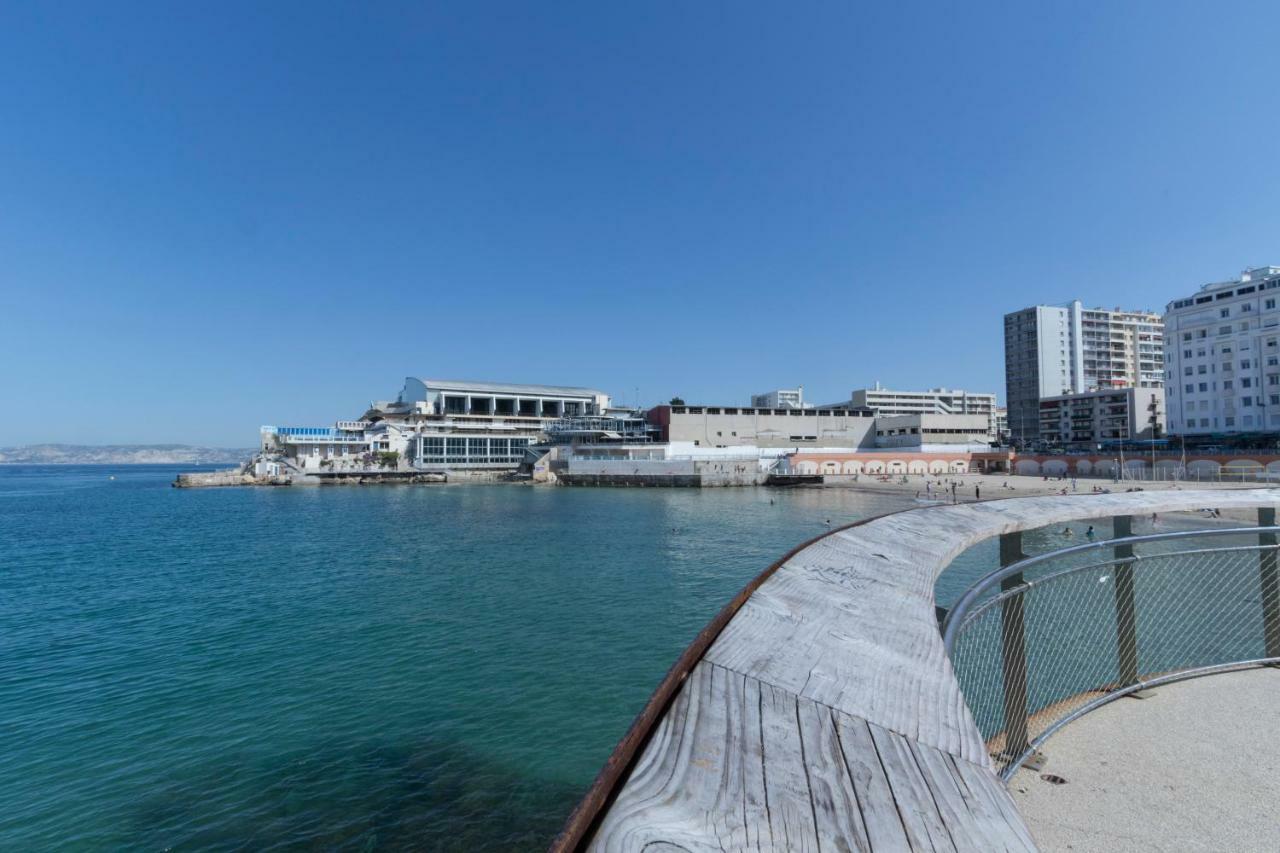 Stud Terras Ville Corniche 2 Pers Stat Gratuit Rue Modif Suivt Possib Et Accord Exclusif Marseilles Exterior foto