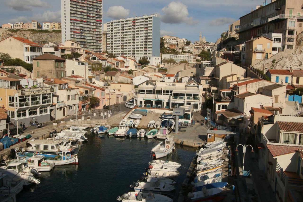 Stud Terras Ville Corniche 2 Pers Stat Gratuit Rue Modif Suivt Possib Et Accord Exclusif Marseilles Exterior foto